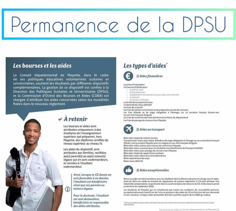 Une permanence de la DPSU se tiendra à la MJC de Mangajou