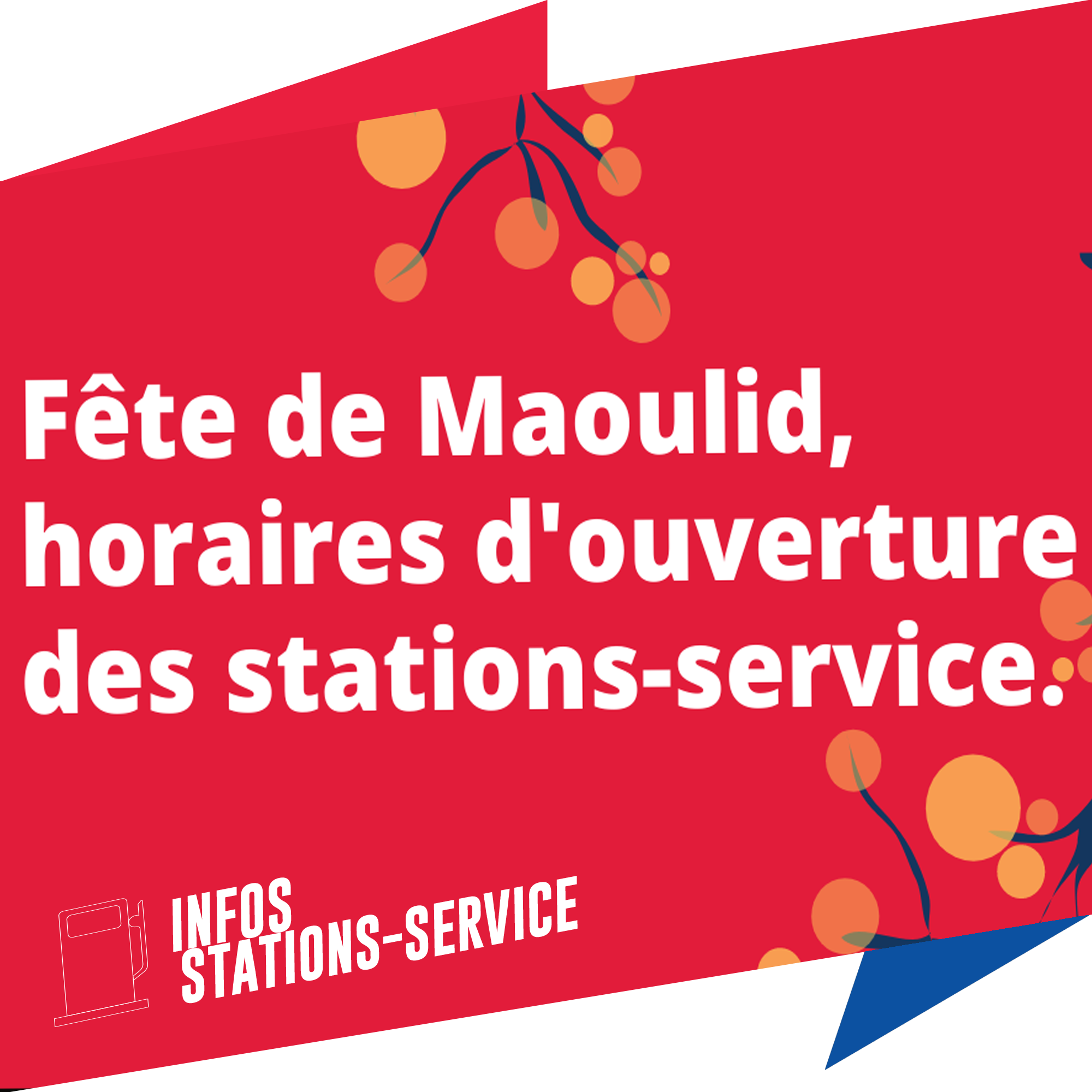 Programme d’ouverture et de fermeture des stations service pour Maoulid