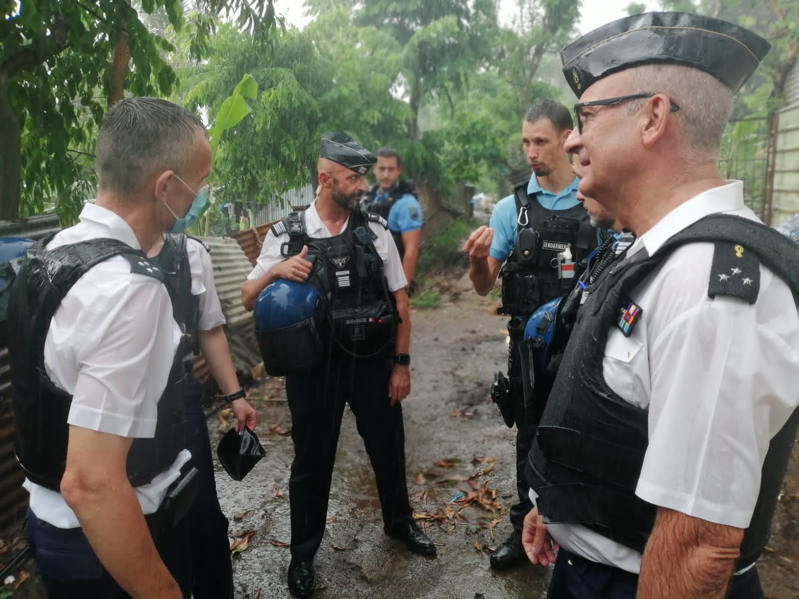 Le général de corps d’armée Bruno JOCKERS en visite à Mayotte