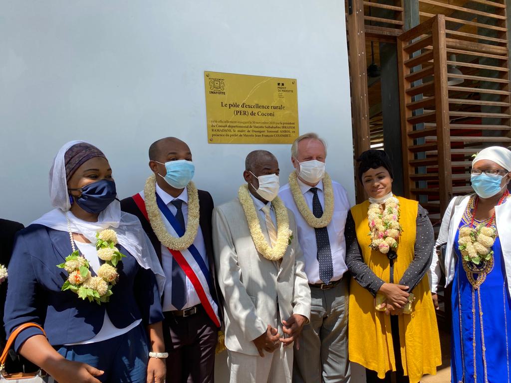 Inauguration du Pôle d’Excellence rurale à Coconi