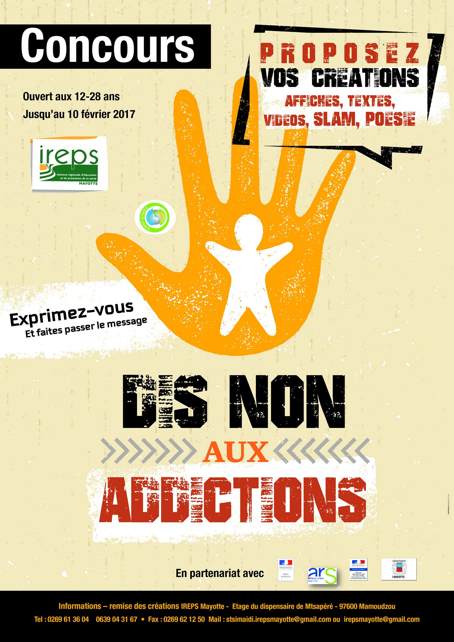 Concours “Dis non aux addictions”