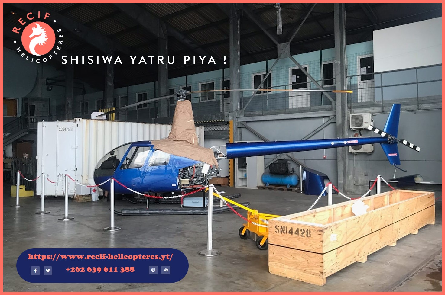 Récif hélicoptères a reçu son nouvel appareil