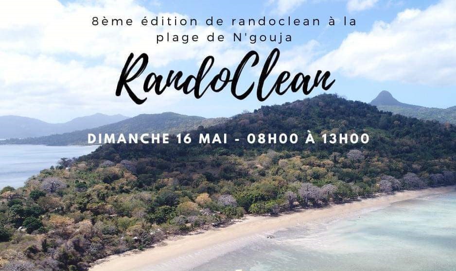 8ème édition de Randoclean à la plage de Ngouja, le 16 mai