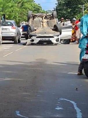Un accident de la route à Tsoundzou 2