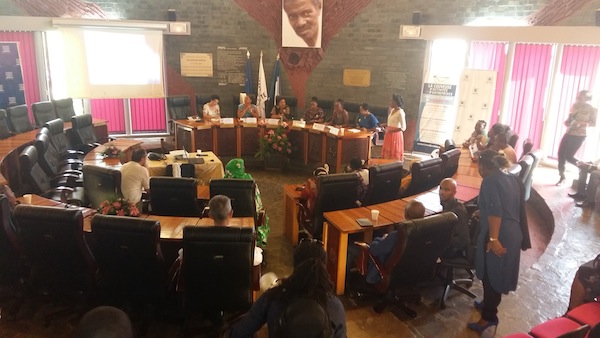 Présentation du projet Marraines en action au Conseil départemental