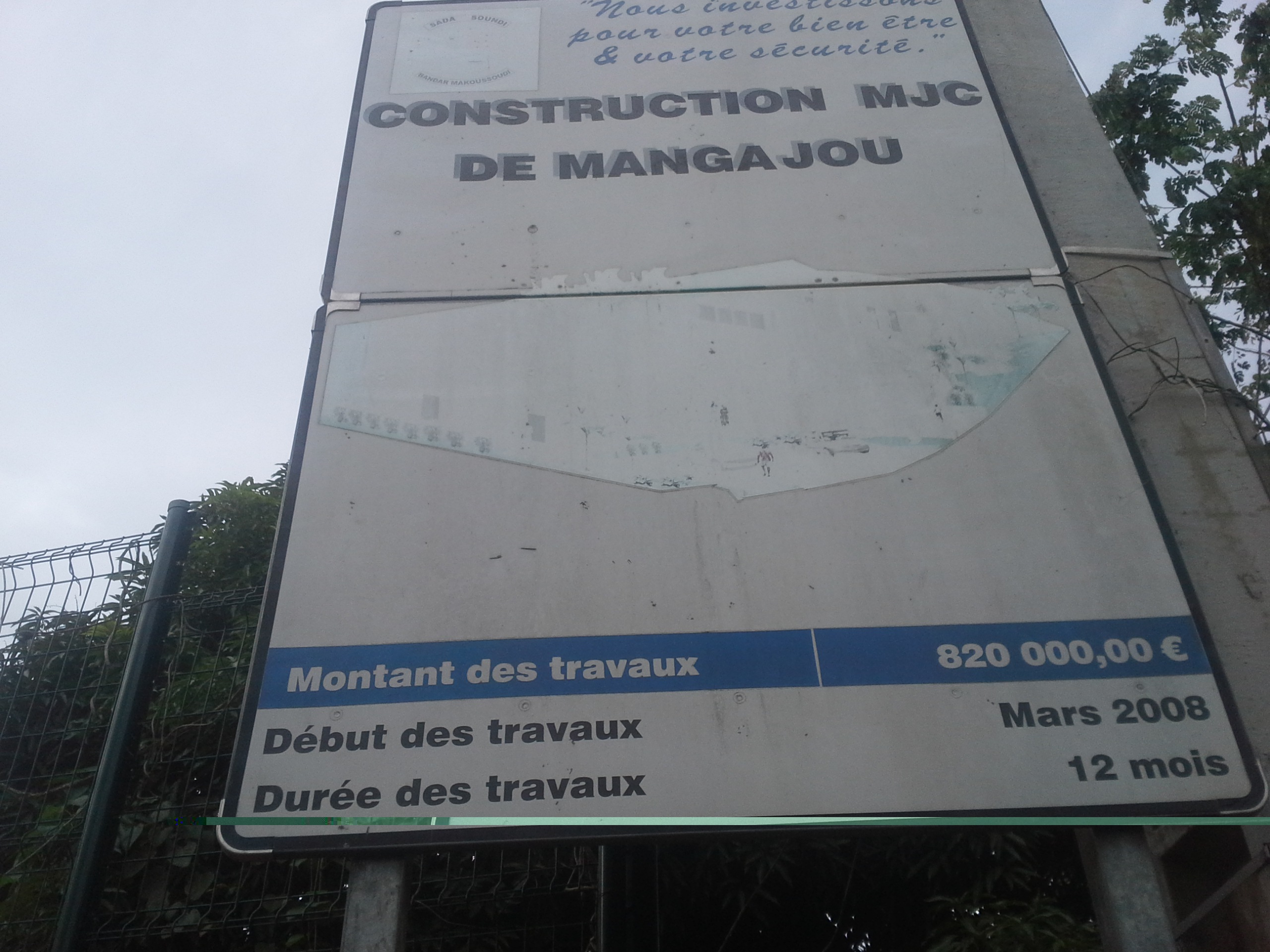 L’inauguration de la MJC de Mangajou aura-t-elle lieu ?