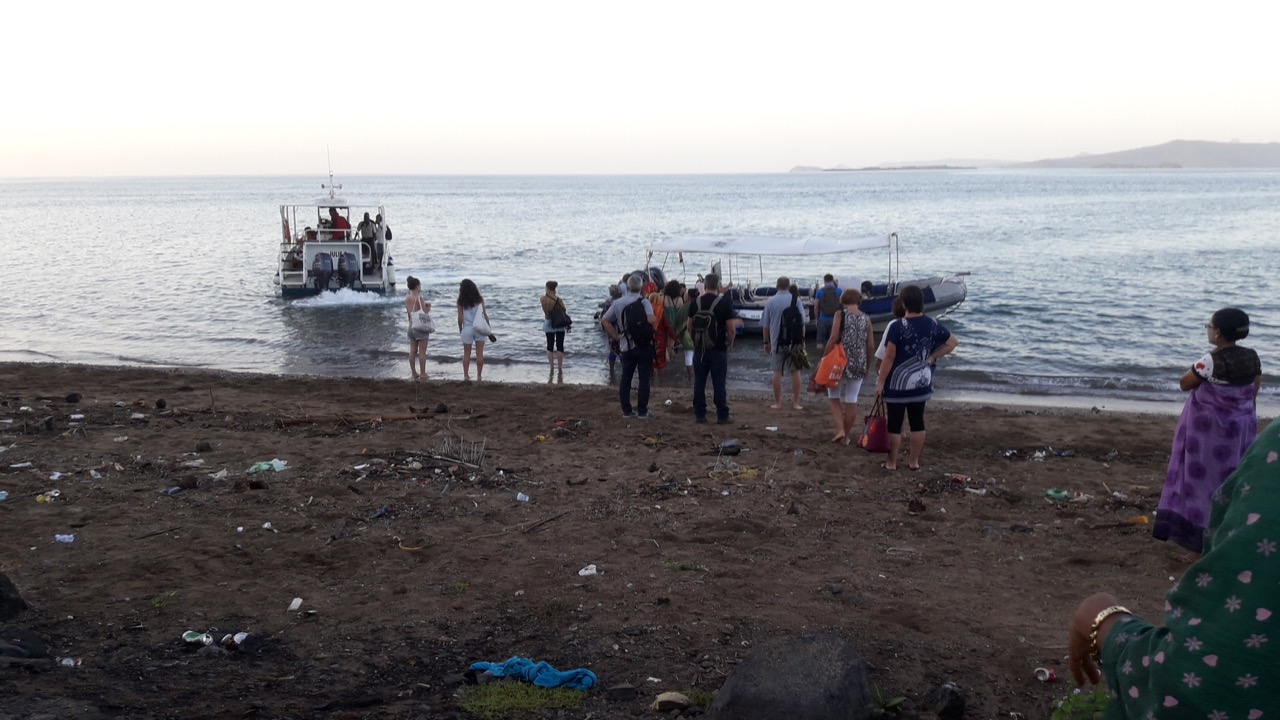 Les taxis-boat ont pris le relais des barges