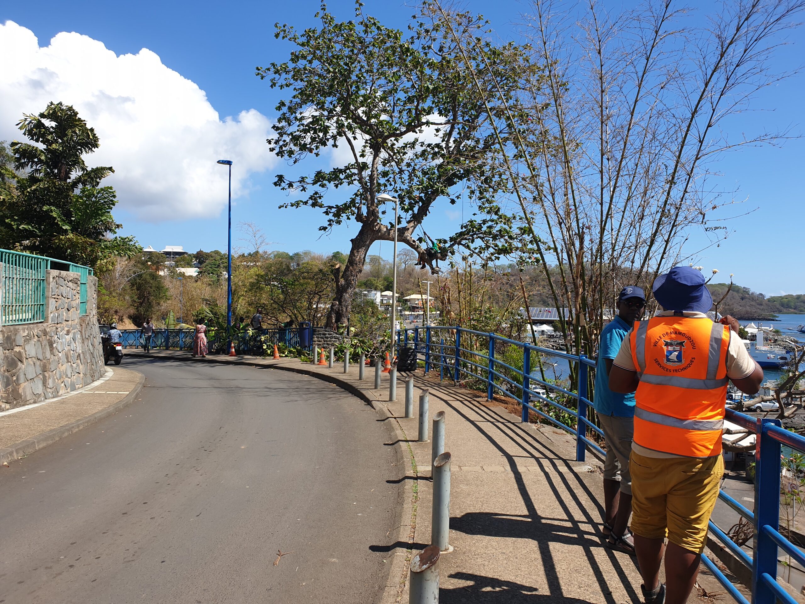 Mamoudzou se fait une beauté ce matin