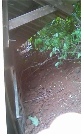 À Bandraboua, les fortes pluies également à l’origine de glissements de terrain