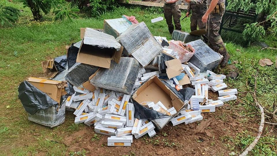 Très importante saisie de produits illégaux et de contrebande en provenance des Comores
