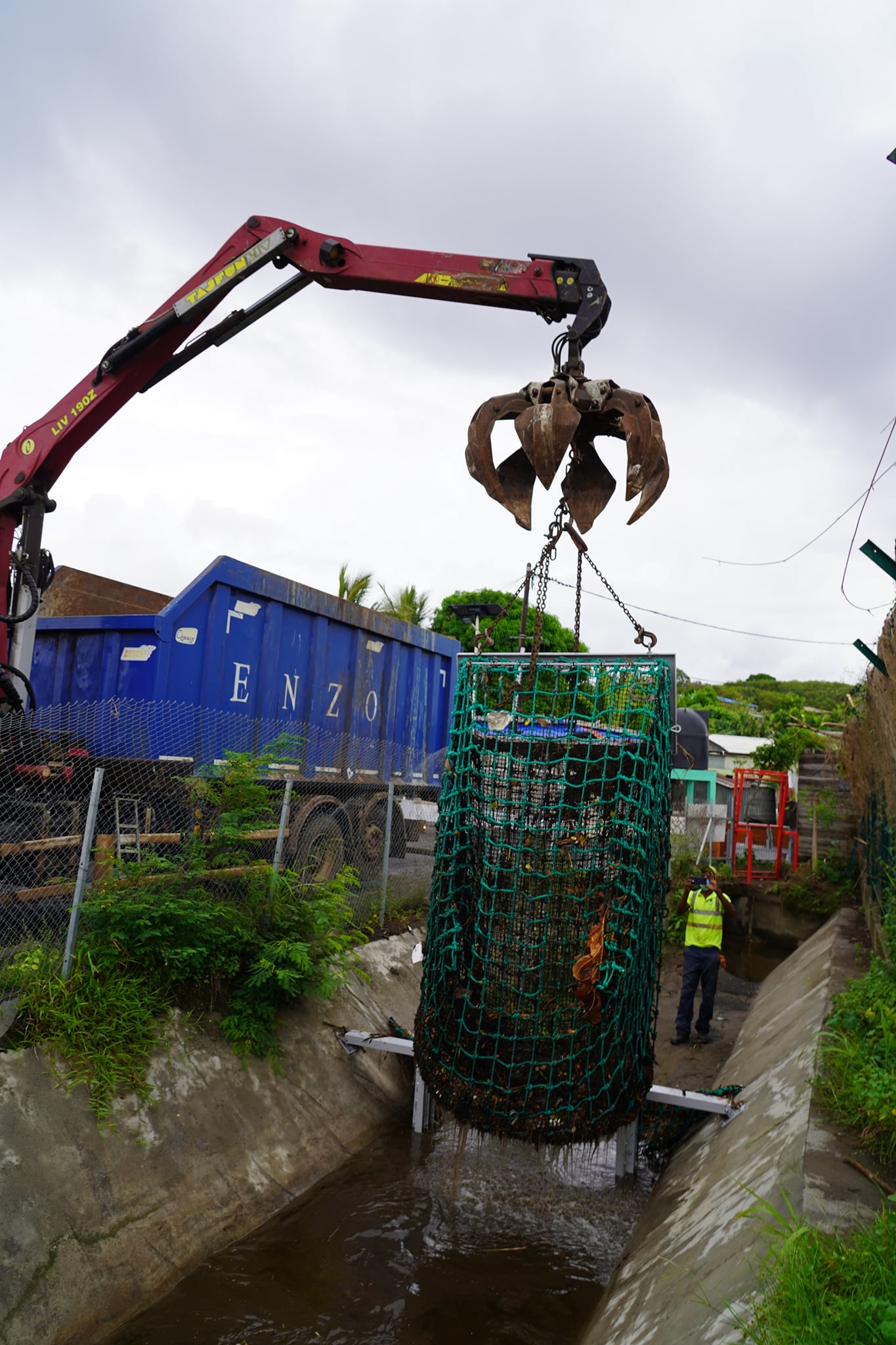 L’aéroport s’équipe aussi d’un filet de récupération des déchets via le PNM