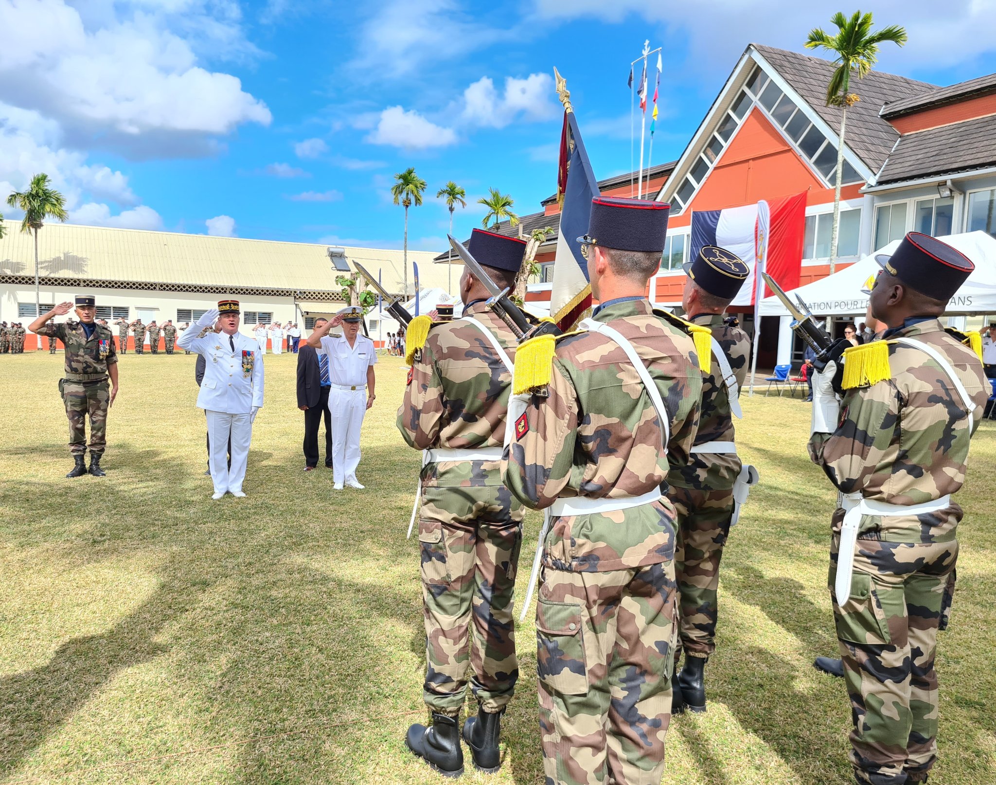 Passation de commandement au Rsma Mayotte