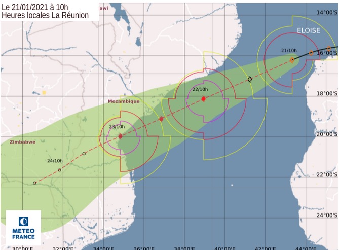 Le Mozambique se prépare à affronter Éloïse demain matin