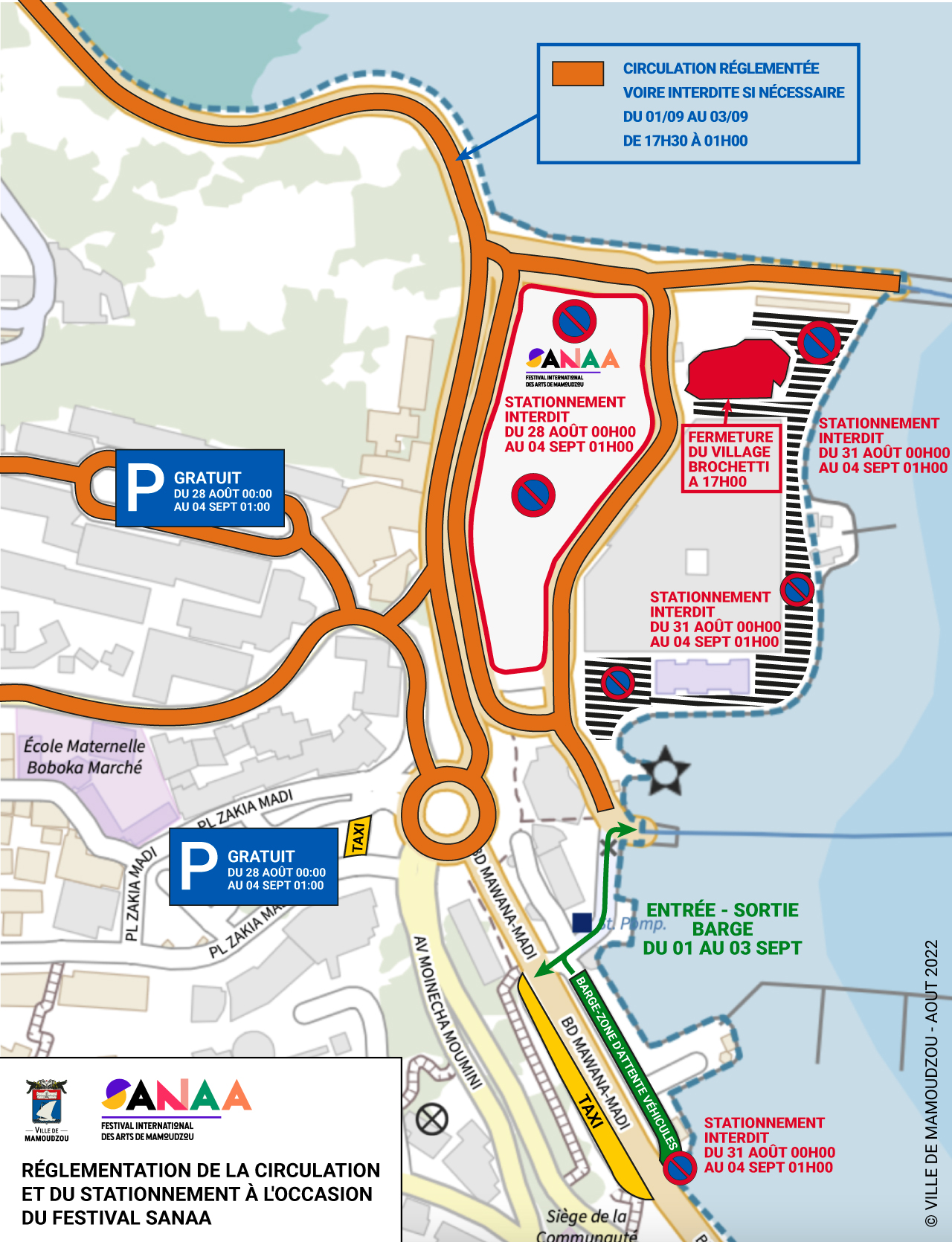 Gare aux conditions de circulation et d stationnement sur Mamoudzou