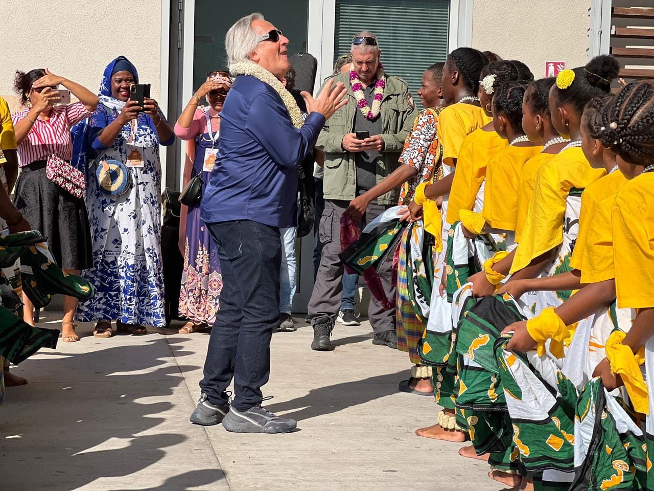 En attendant le concert de samedi soir, Gilbert est bien arrivé