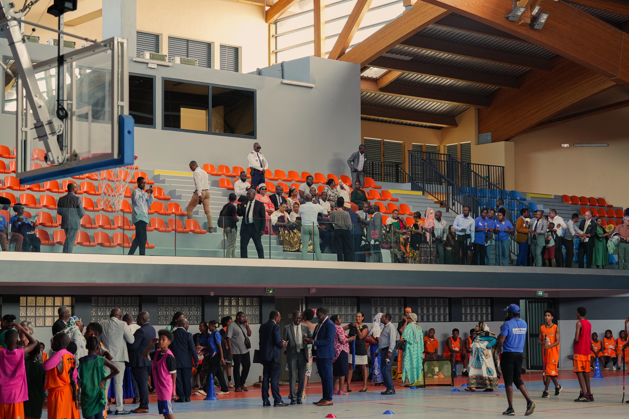 Le gymnase Jean-François Hory à M’Gombani inauguré