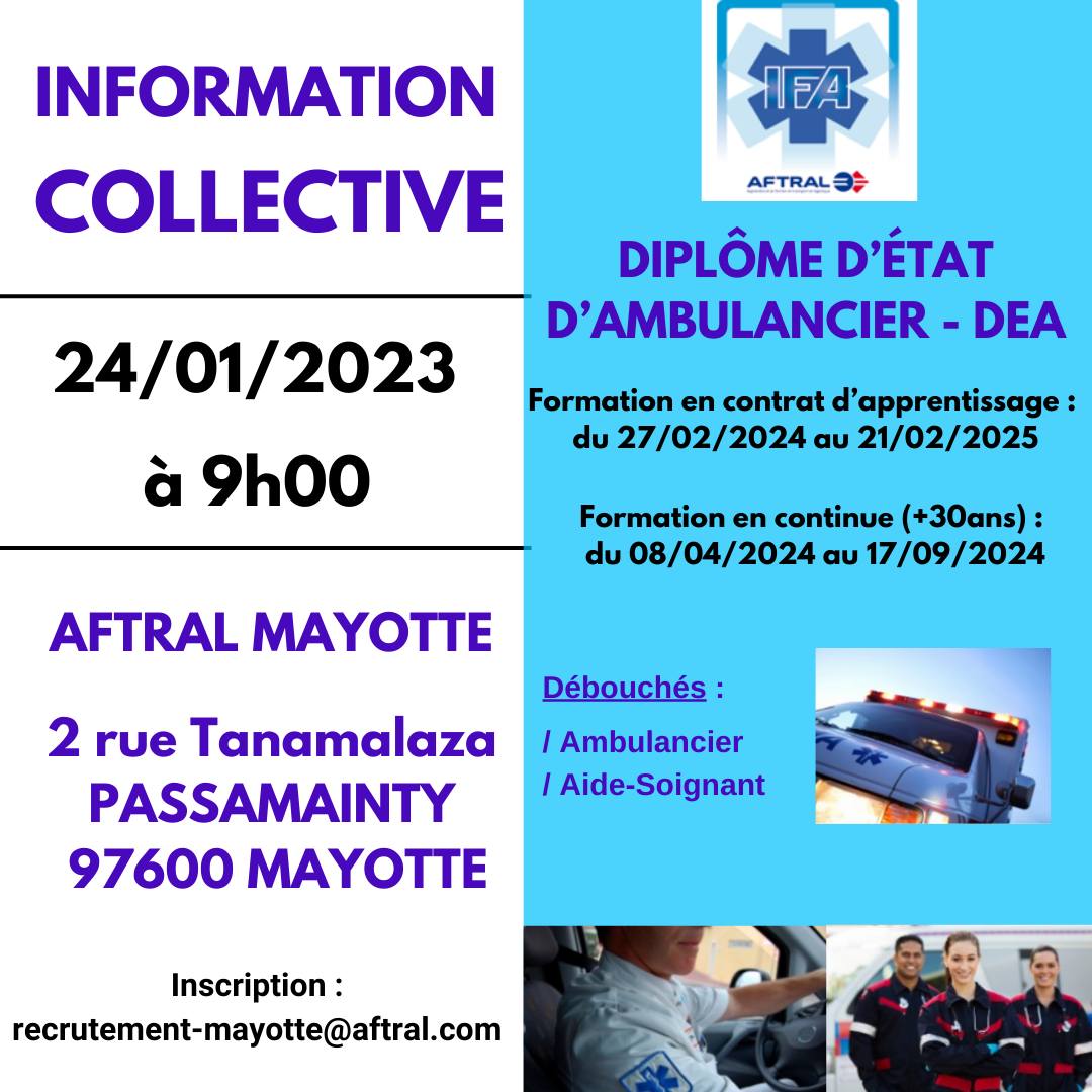 14 postes à pourvoir pour la formation du Diplôme d’État Ambulancier