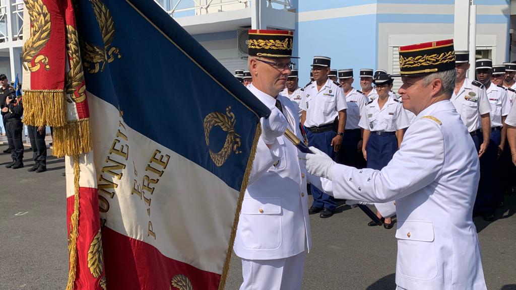 Prise de commandement à la gendarmerie de Mayotte