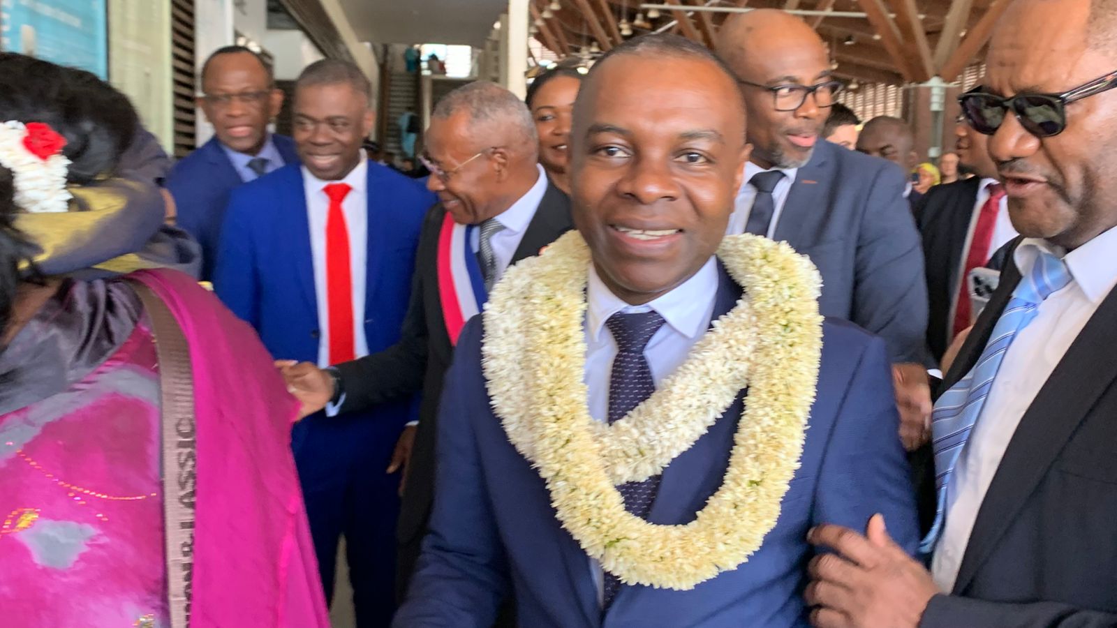 Thani est arrivé à Mayotte entre voyage officiel et retour près de ses proches