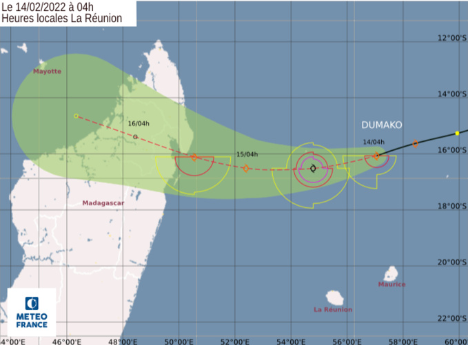 Dumako se renforce et pourrait prendre la direction de Mayotte