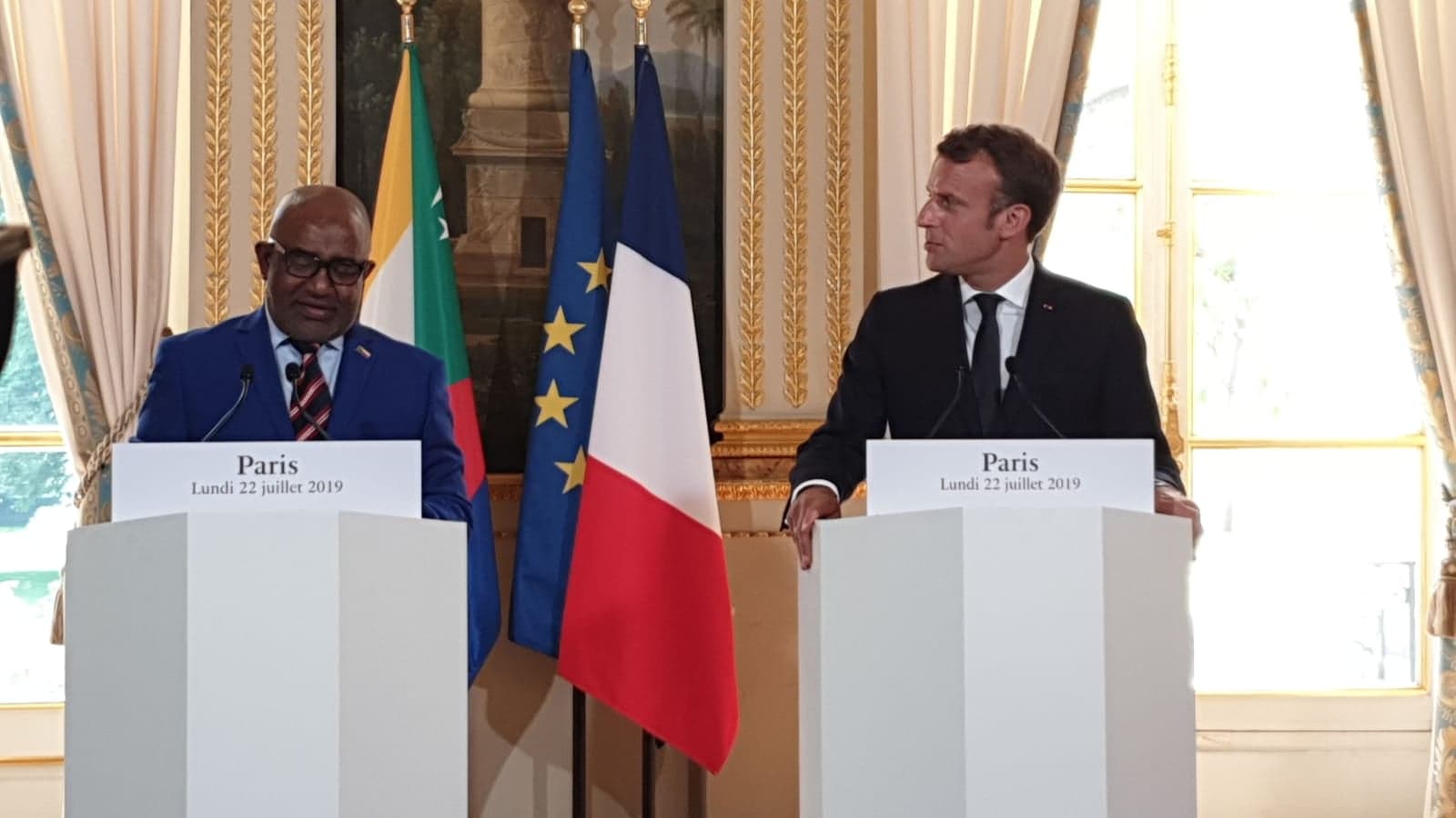 Rencontre Macron-Assoumani : 150 millions d’euros sur trois ans pour les Comores