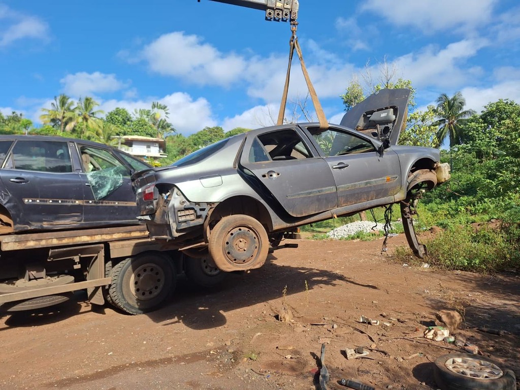 Nouvelle Opération d’Enlèvement de Véhicules Hors d’Usage à Mamoudzou