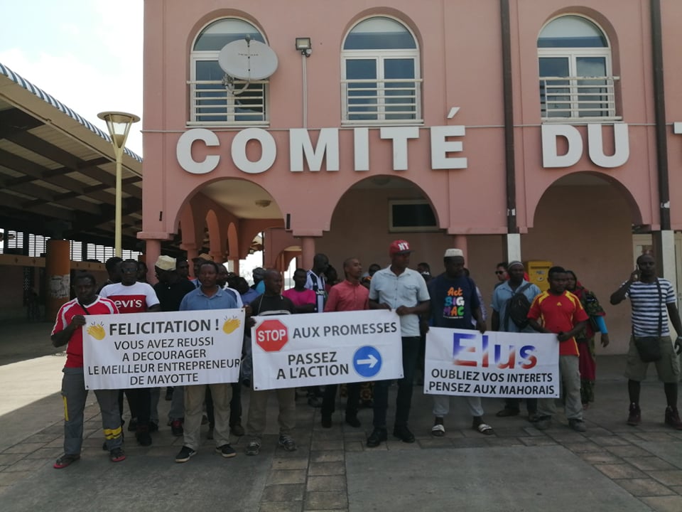 Une vingtaine de salariés de la Map mobilisée pour soutenir leur employeur