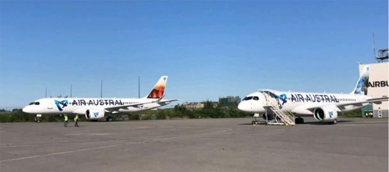 L’achat des 3 Airbus A220-300 est formalisé les appareils sont arrivés en métropole