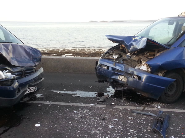 Accident spectaculaire en Petite Terre
