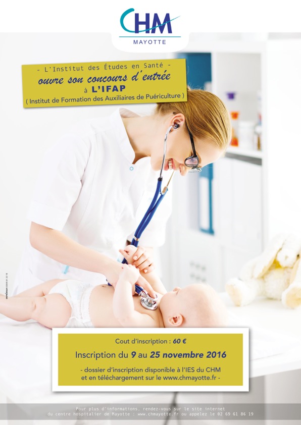 CHM informe : inscriptions aux concours IFAS et IFAP sont ouvertes