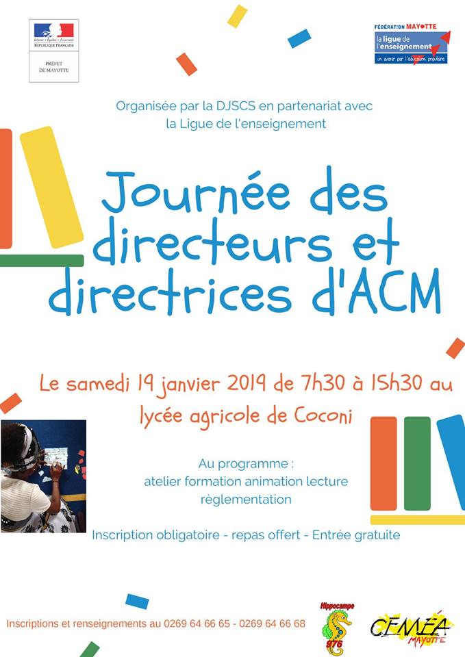 Accueil Collectif des Mineurs (ACM) : la 6ème journée des Directeurs et Directrices se prépare