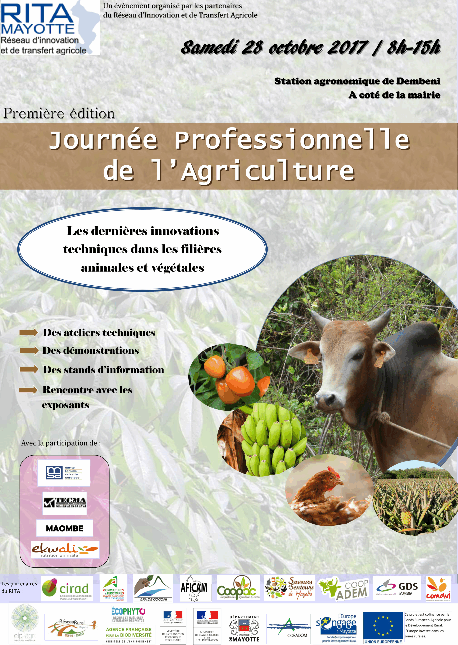 Première journée professionnelle agricole ce samedi 28 octobre
