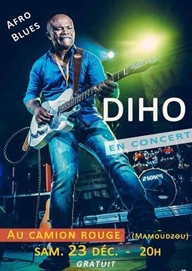 Diho en concert au Camion rouge ce soir