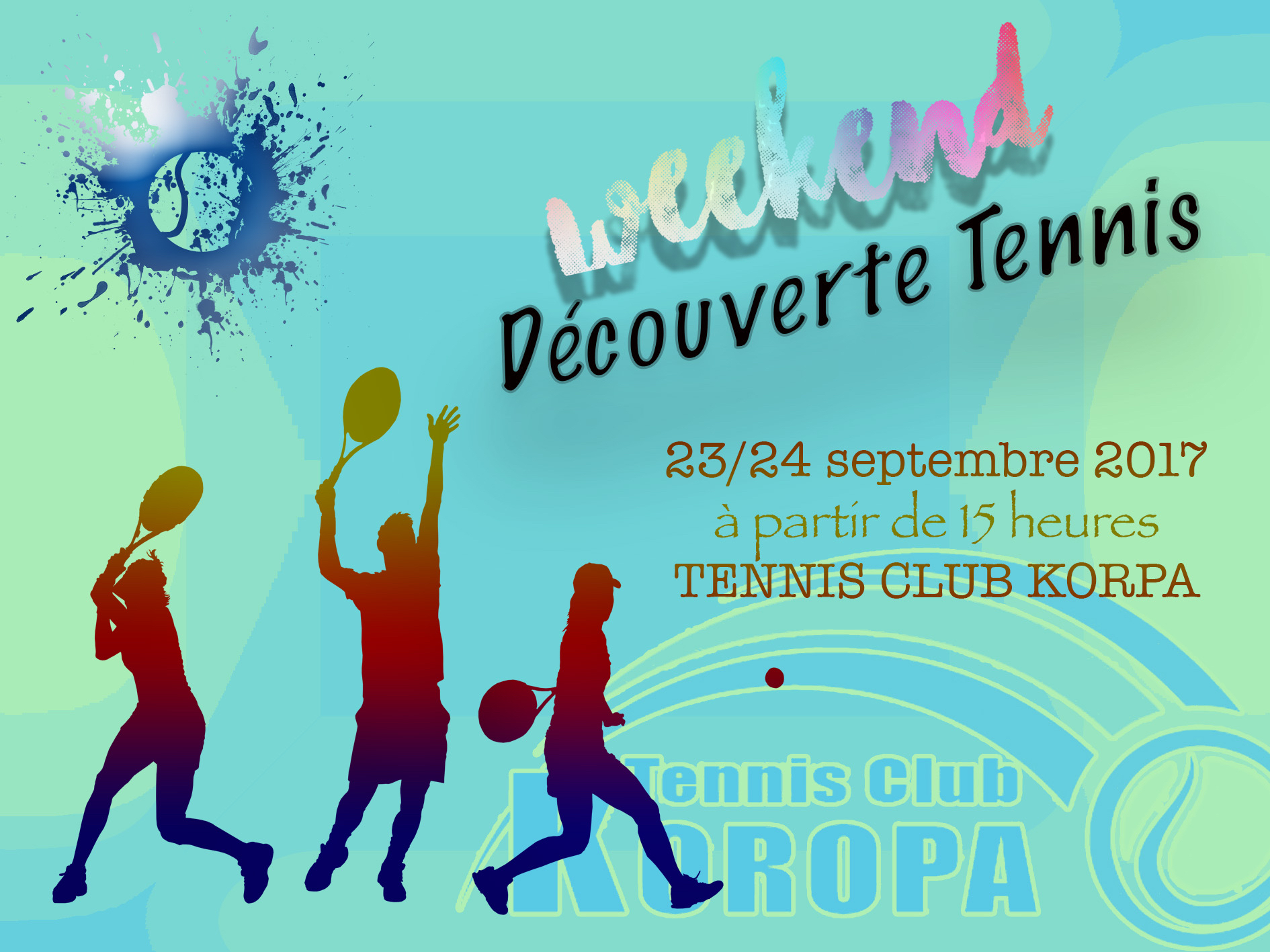 Week-end découverte pour le Tennis Club Koropa