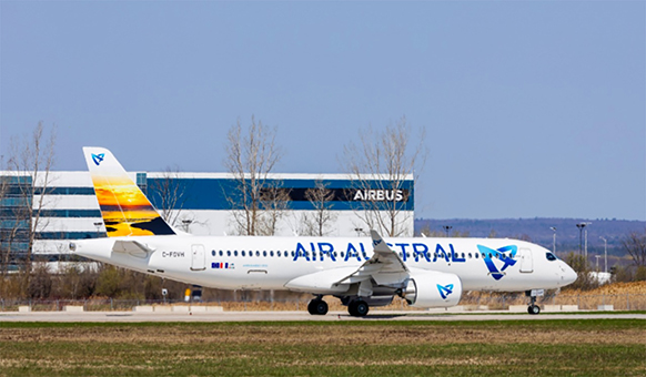 Air Austral réceptionne ses Airbus A220-300 moyens-courriers