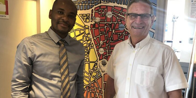 Ambdilwahedou Soumaila en visite à Nîmes et sensible à sa salle de spectacle…