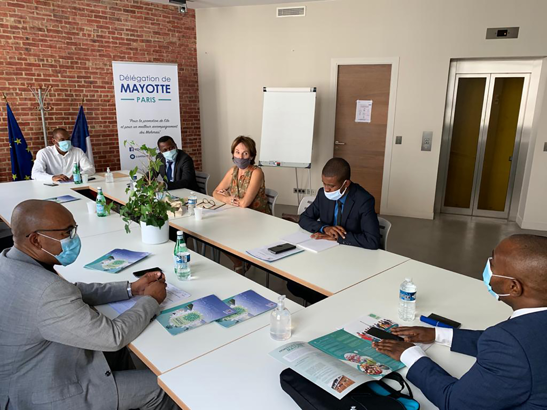 Rencontre à Paris entre le sénateur Thani et le maire de Mamoudzou