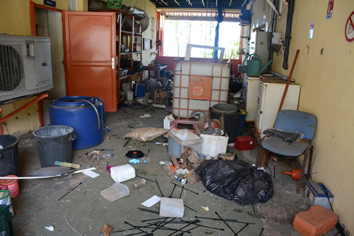 Le site d’Aquamay  cambriolé et vandalisé