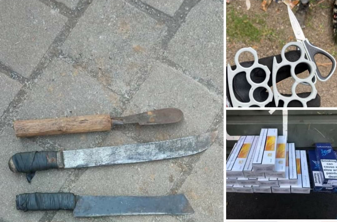 Des contrôles qui donnent lieu à des interpellations, des saisies d’arme et de produits de contrebande