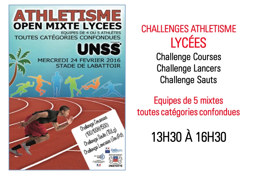 Plus de 300 athlètes pour le premier open mixte d’athlétisme des lycées