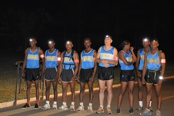 Départ du tour de l’île du BSMA ce matin