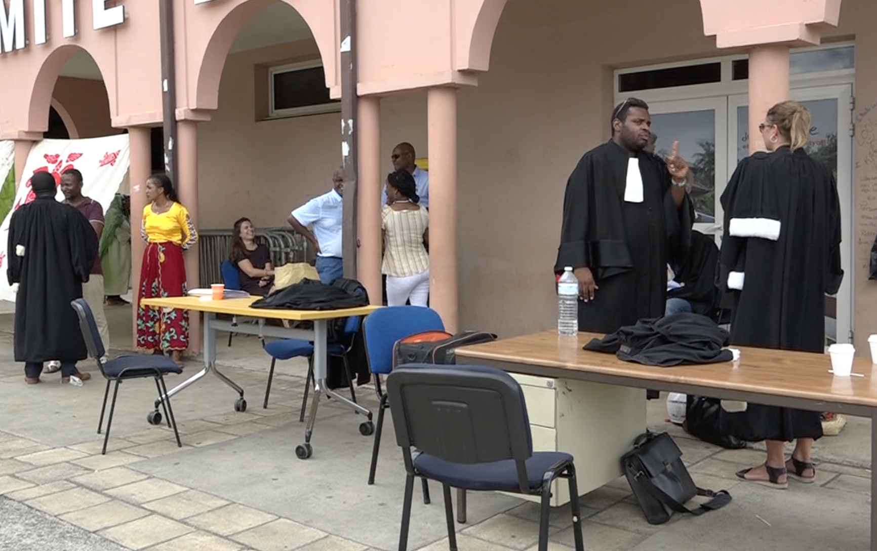 Les avocats sur la place de la République
