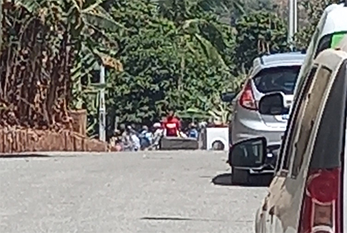 Un barrage qui fait du bruit à Hamjago