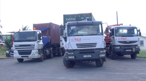 Soibahadine IBRAHIM RAMADANI se rend au port de Longoni