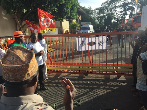 Fin de grève à la Colas