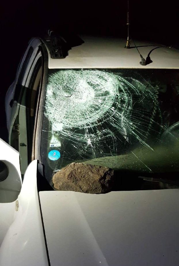 Caillassage à Vahibé