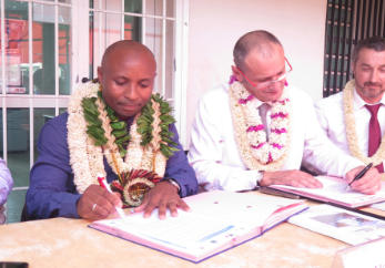Signature du contrat de ville de la commune de Mtsangamouji