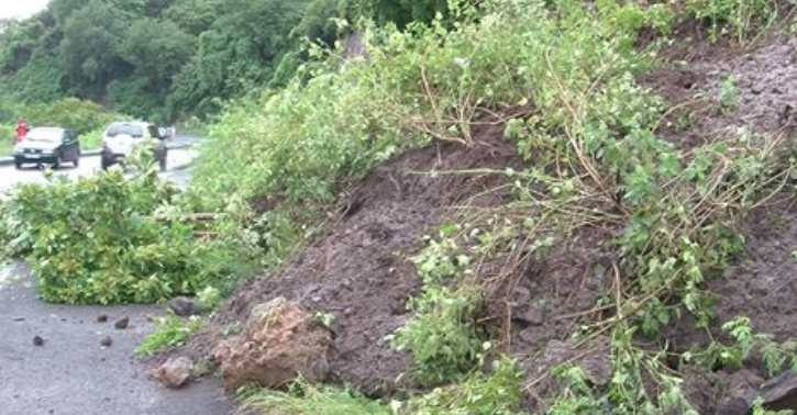 Eboulement en plein coeur de Mamoudzou