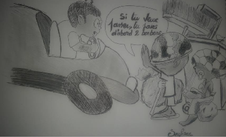 Dessin du jour : “La Peau lisse” en couche culotte