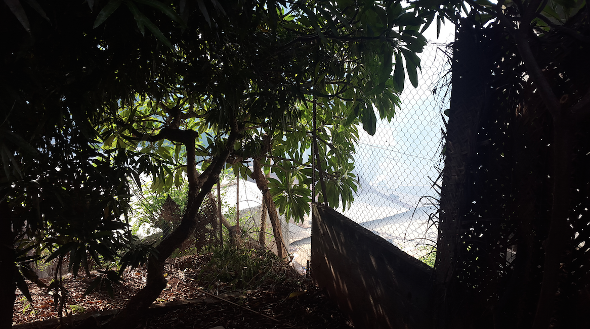 Mandzarisoa sous les gazs lacrymogènes